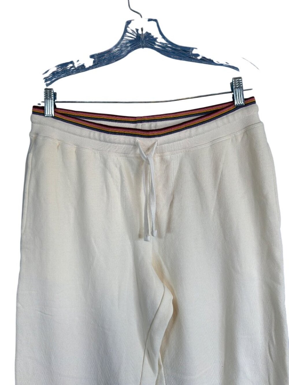 Marine Layer Women's Anytime Wide Leg Sweatpants Medium Off White MSRP$88 - Picture 8 of 10